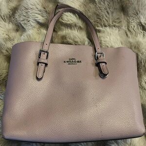 Coach Mollie Tote 25 bag in pebble leather (Retail $378)